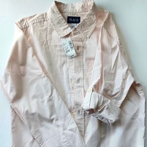 New Children's Place Button Up Long Sleeve Shirt